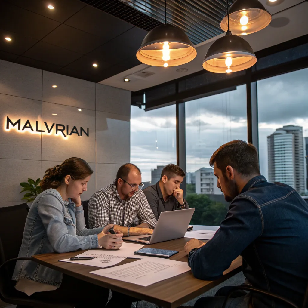 MALVORIAN Team in a Strategy Session