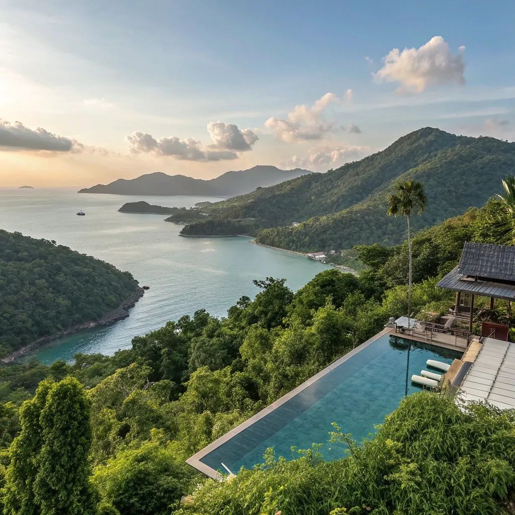 Scenic view of a luxury travel destination